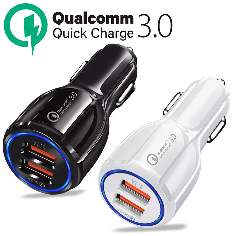 Автомобильное зарядное устройство универсальное QC3.0 сертифицированное быстрая