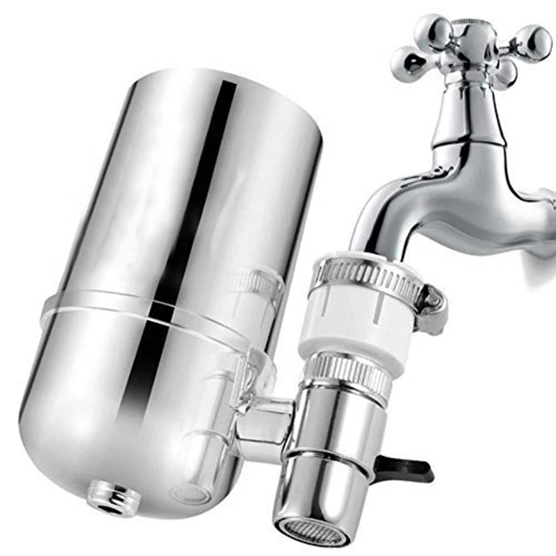 Advanced Faucet Water Filter with a Element Double Outlet and Level 1 filtration No-cracking No-leakage Fast Flow House | Бытовая