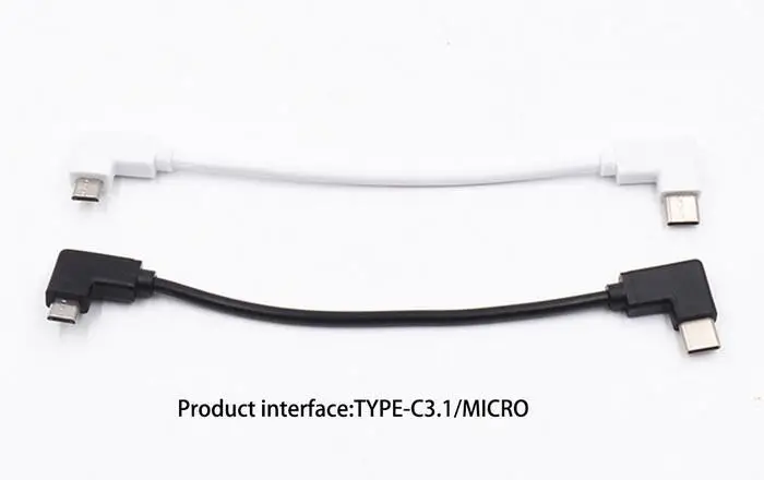 Кабель type C с углом 90 градусов usb Male to Micro USB Data Повседневный ультратонкий дизайн