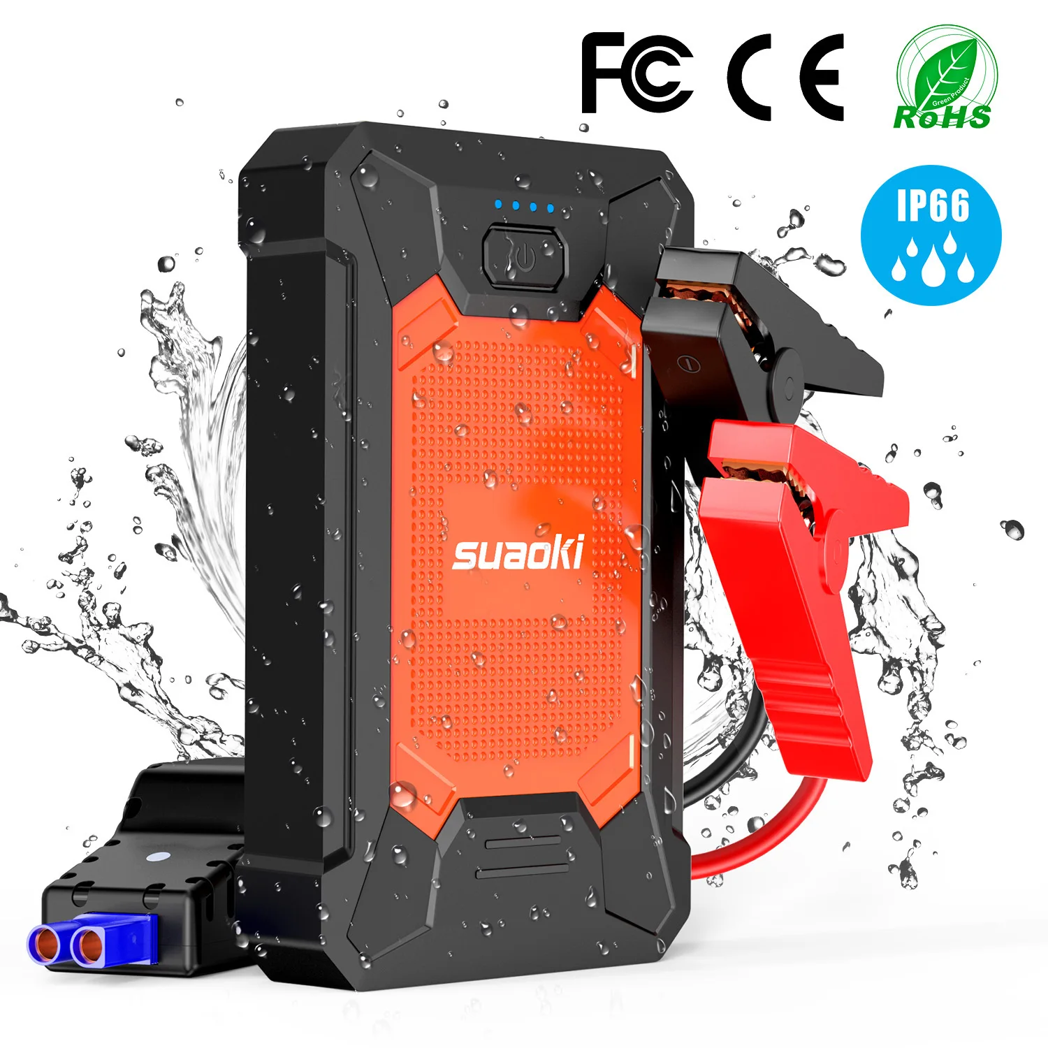 SUAOKI CJS03 600A пиковый стартер для автомобиля 4L газ или 2L дизельный двигатель