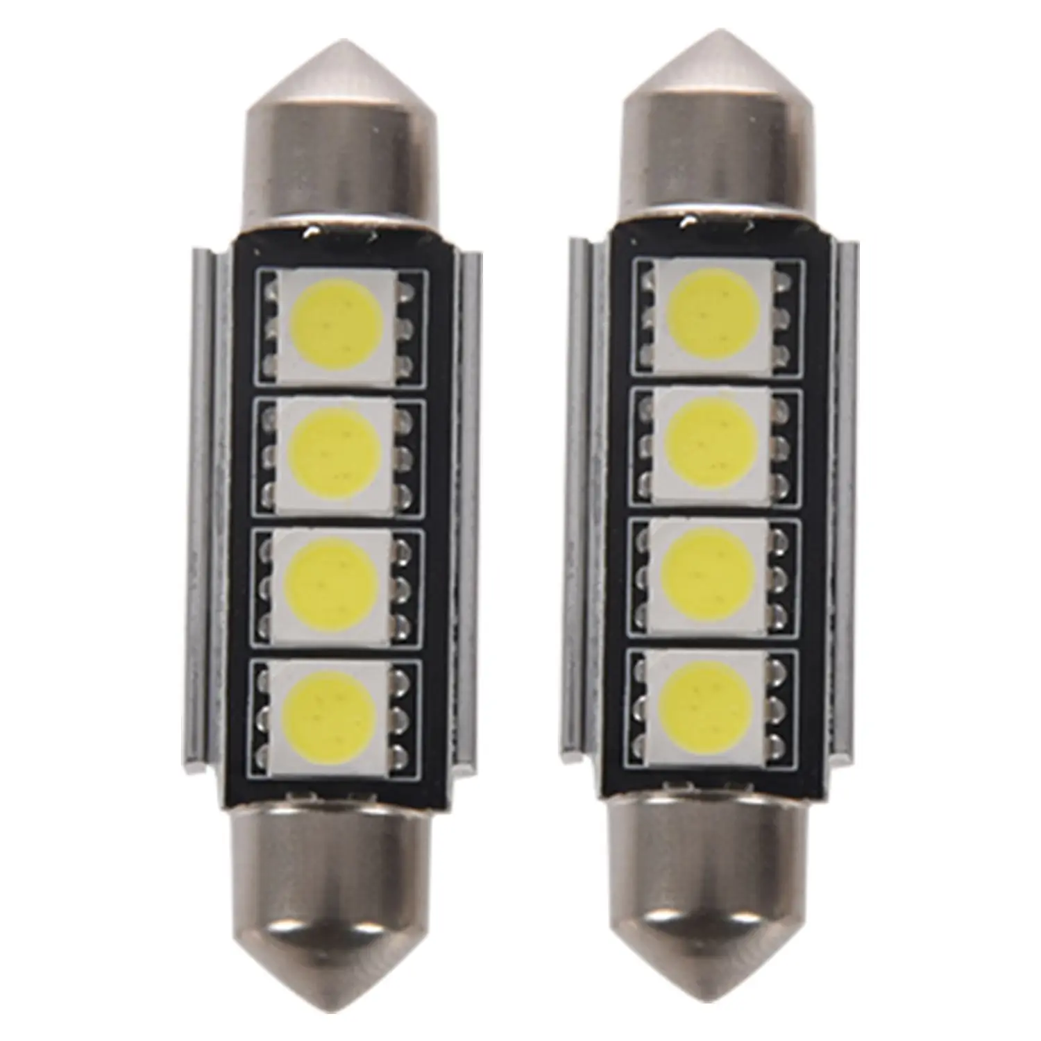 2x Festoon CANBUS 41 мм C5W SV8 5050 светильник лампа внутренняя панель белый|Светодиодные