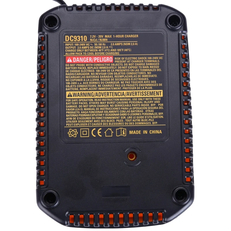 ЕС вилка для батарея DEWALT зарядное устройство DC9310 7 2 V 18 Nicad & Nimh DW9057 DC9071 DC9091 DC9096