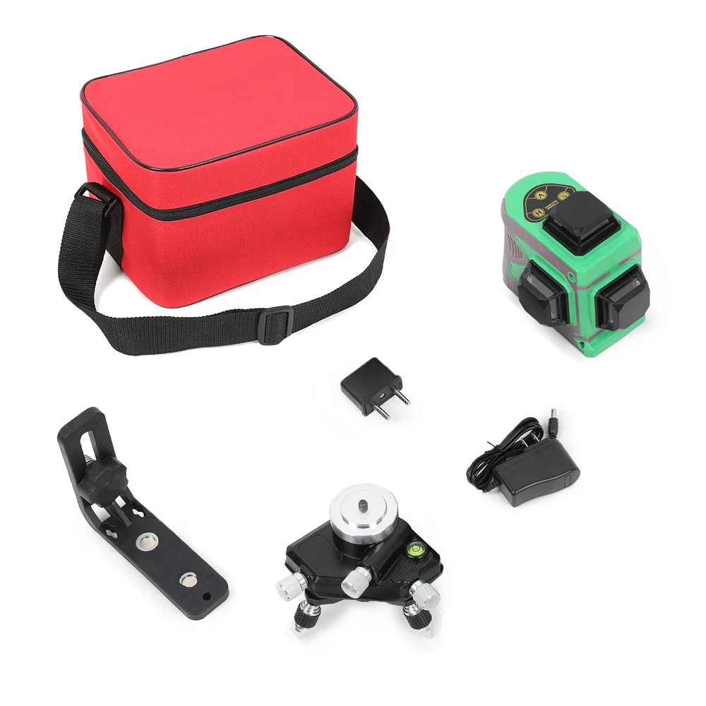 Новое поступление 12 линий красный/зеленый лазерный уровень самонивелирующийся