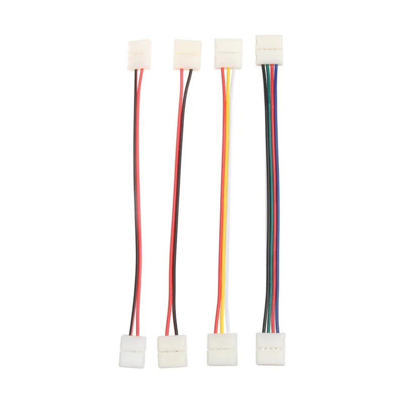 5/10 шт разъем комплект 2Pin 3Pin 4Pin 8 мм 10 светодиодный PCB адаптера для 3528 5050