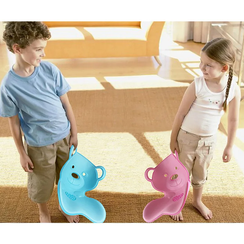

Lovely Bear Shape Correct Sit Posture Waist Back Brace Support Vertebra Straightener Children Chair Ergonomic design Health Care