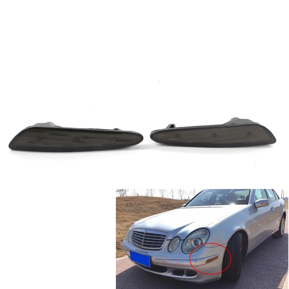 

LED Side Marker In Bumper Turn Signal Light for Mercedes Benz W211 E-Class Smoke
