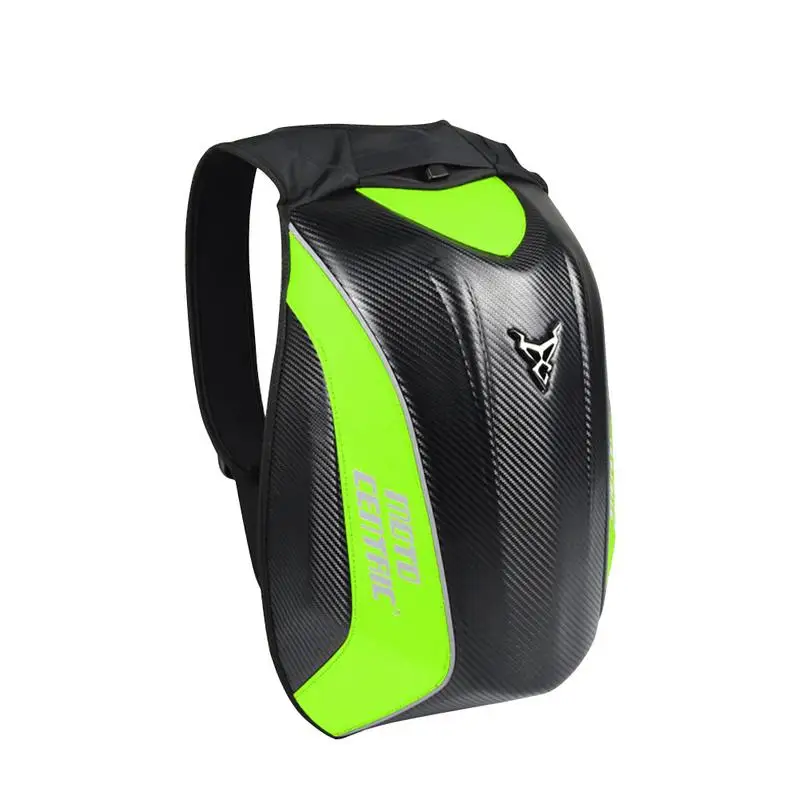 

New Carbon Fiber Motorcycle Backpack Riding Bag MC Backpack Rider Motorcycle Waterproof Hard Shell Moto Turtle Bag