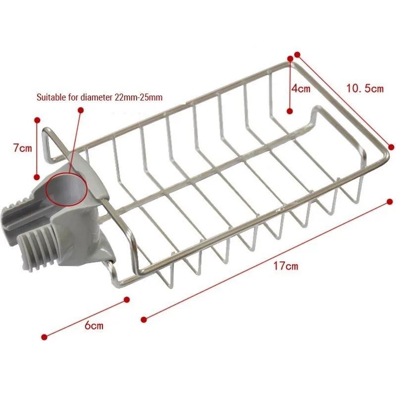 Творческий Нержавеющая сталь Кухня Организатор дренаж Frame Полка Регулируемая