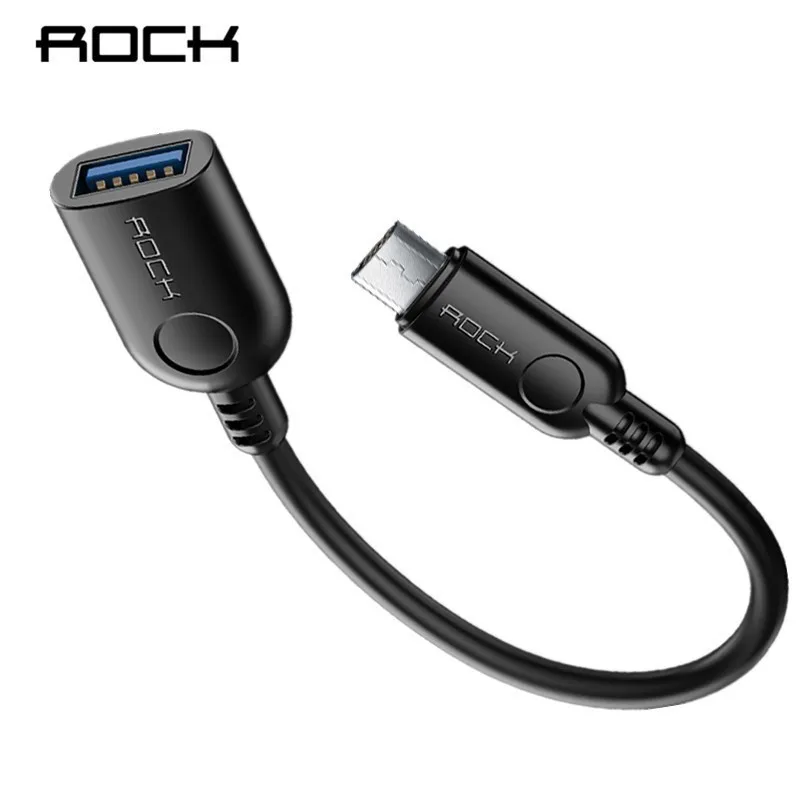 Рок Micro USB к Usb Otg адаптер для samsung Xiaomi huawei Micorusb 2 0 Женский конвертер мобильный