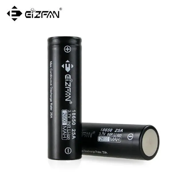 EIZFAN IMR 18650 2600mAh 25A литиевая батарея EFAN для Voopoo Drag SMOK Alien Vaporesso Revenger Vapor Storm Vape Box Mod