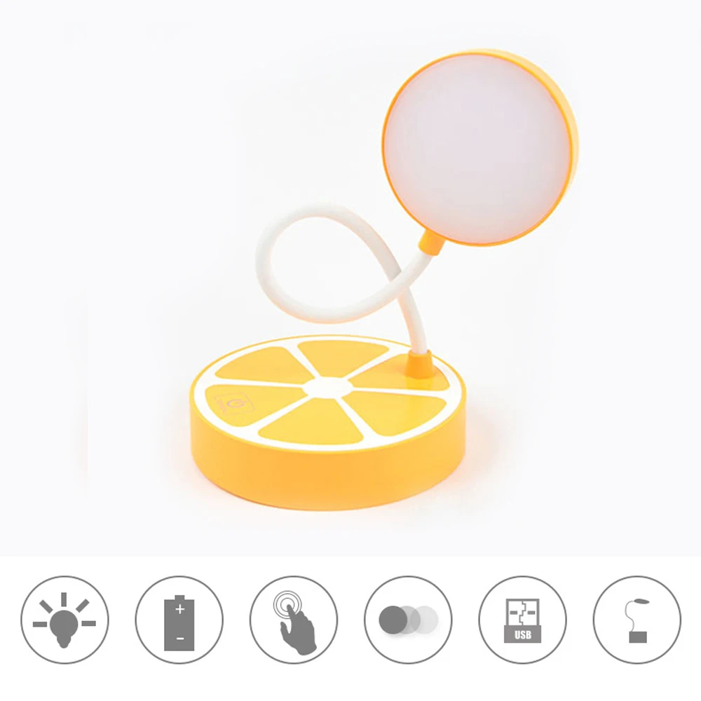 Светодиодный сенсорный выключатель Lemon настольная лампа Flexo с 3 уровнями