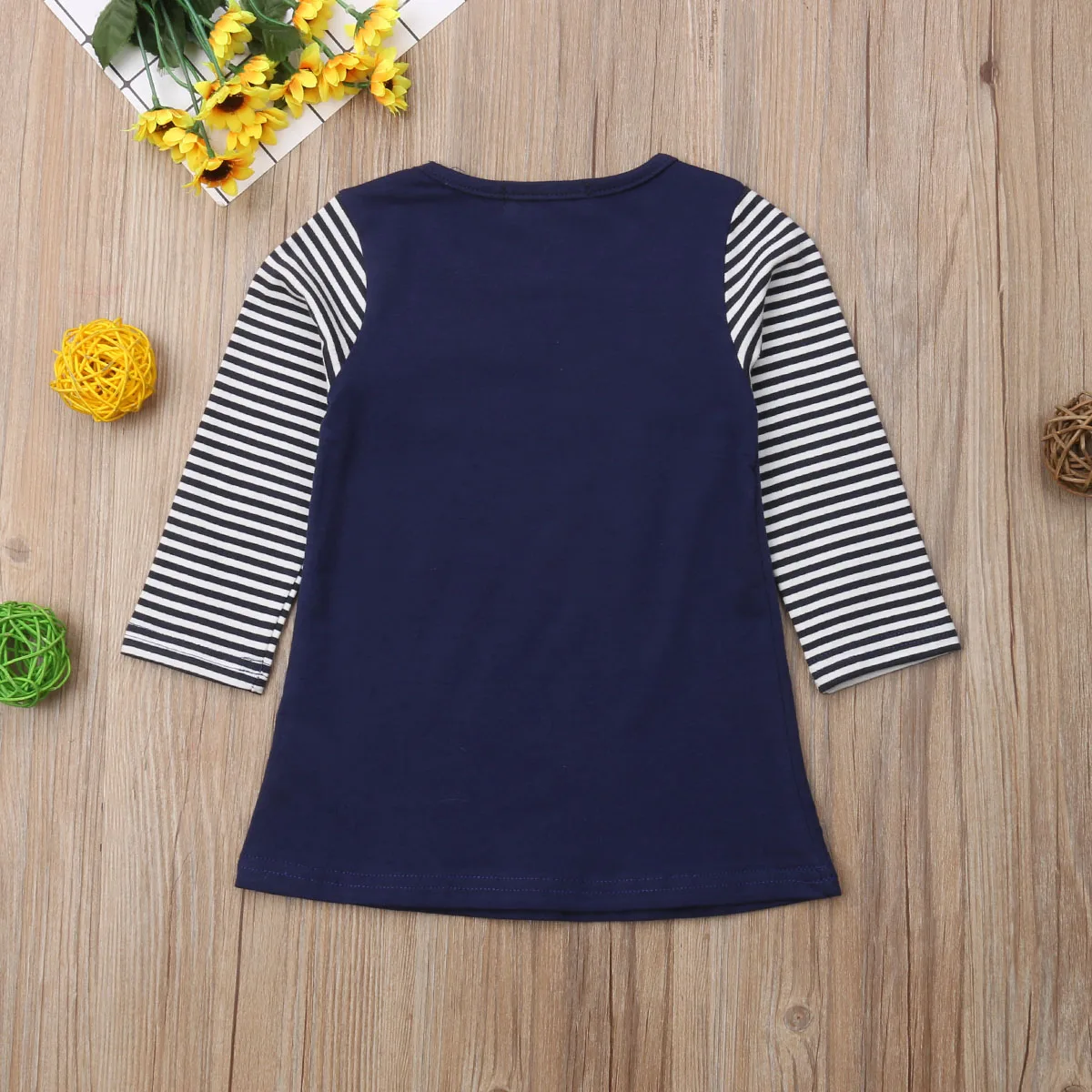 Christmas Baby Kid Girls Party Clothes Long Sleeves Dresses Xmas Kids Animal Deer Loose Princess Girl 6M-6T | Детская одежда и