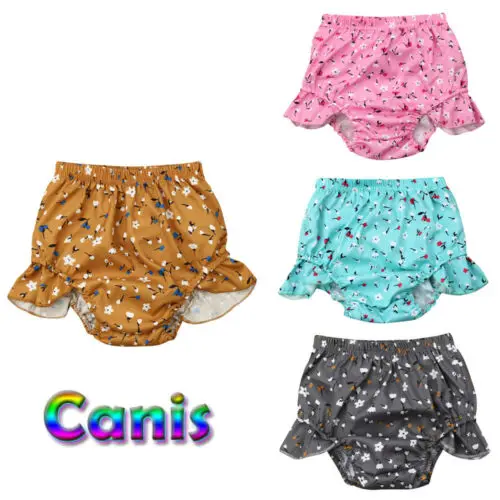 Модные штаны с цветочным принтом для новорожденных девочек 3 24 месяцев шорты