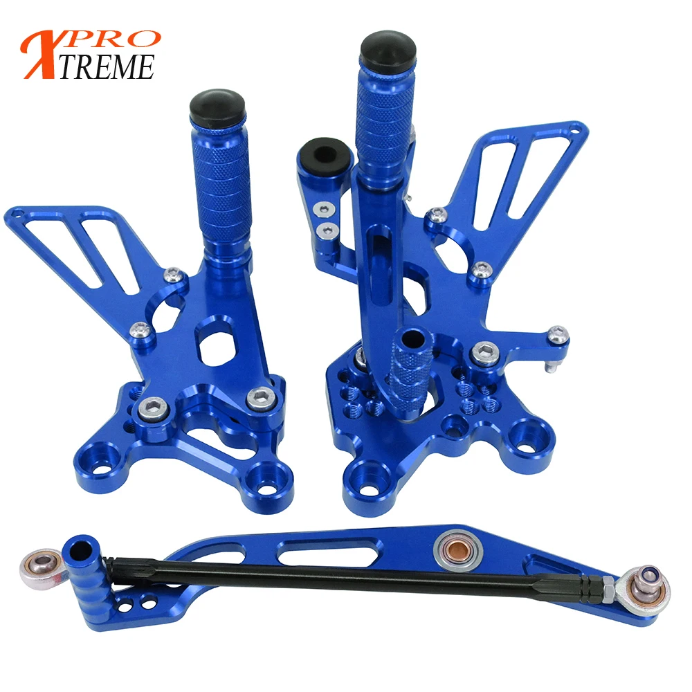 Регулируемые Задние подножки для мотоциклов Yamaha YZF R6 2006 2007 2008 2009 2010 2016|Подставки