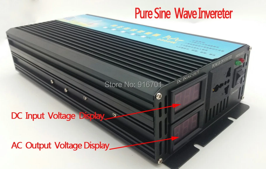 

2000W Pure Sine Wave Inverter DC 60V 72V to AC 220V 50HZ