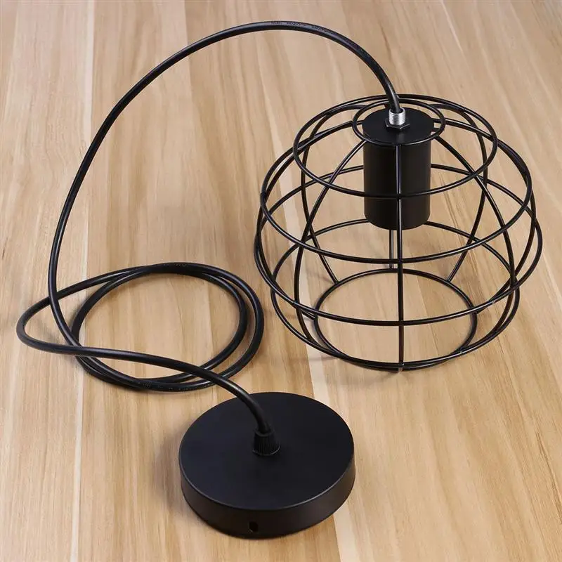 Железная лампочка с одной головкой винтажная лампа подвесные светильники Лофт