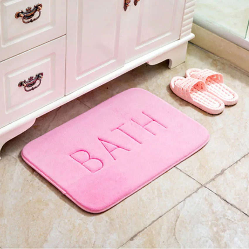 Водопоглощающий нескользящий мягкий коврик для ванной комнаты Memory Foam ног