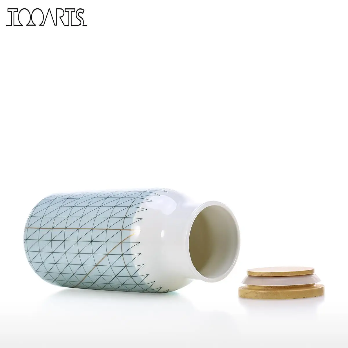 Керамическая бутылка для молока воды кружка с деревянной крышкой кофе и чая