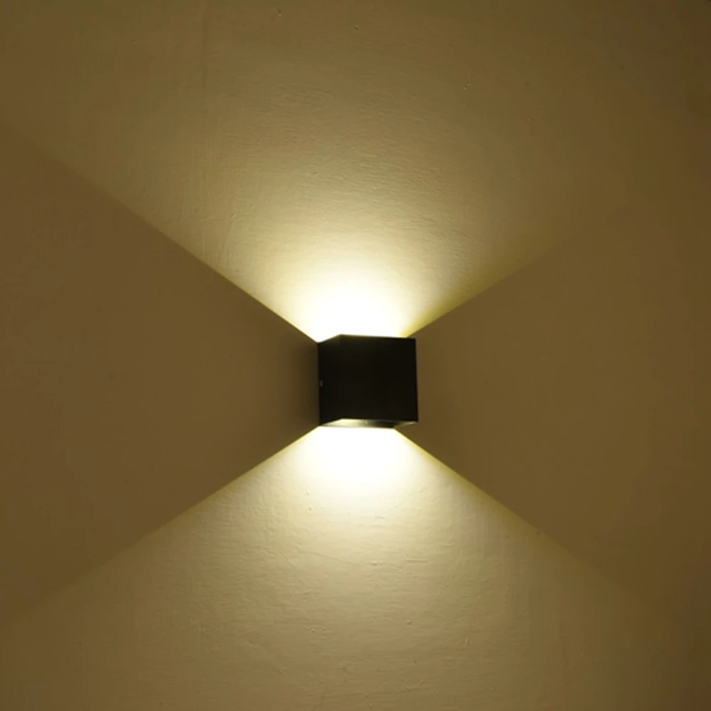 CLAITE современный 12 Вт COB LED вверх вниз настенный светильник не водонепроницаемый