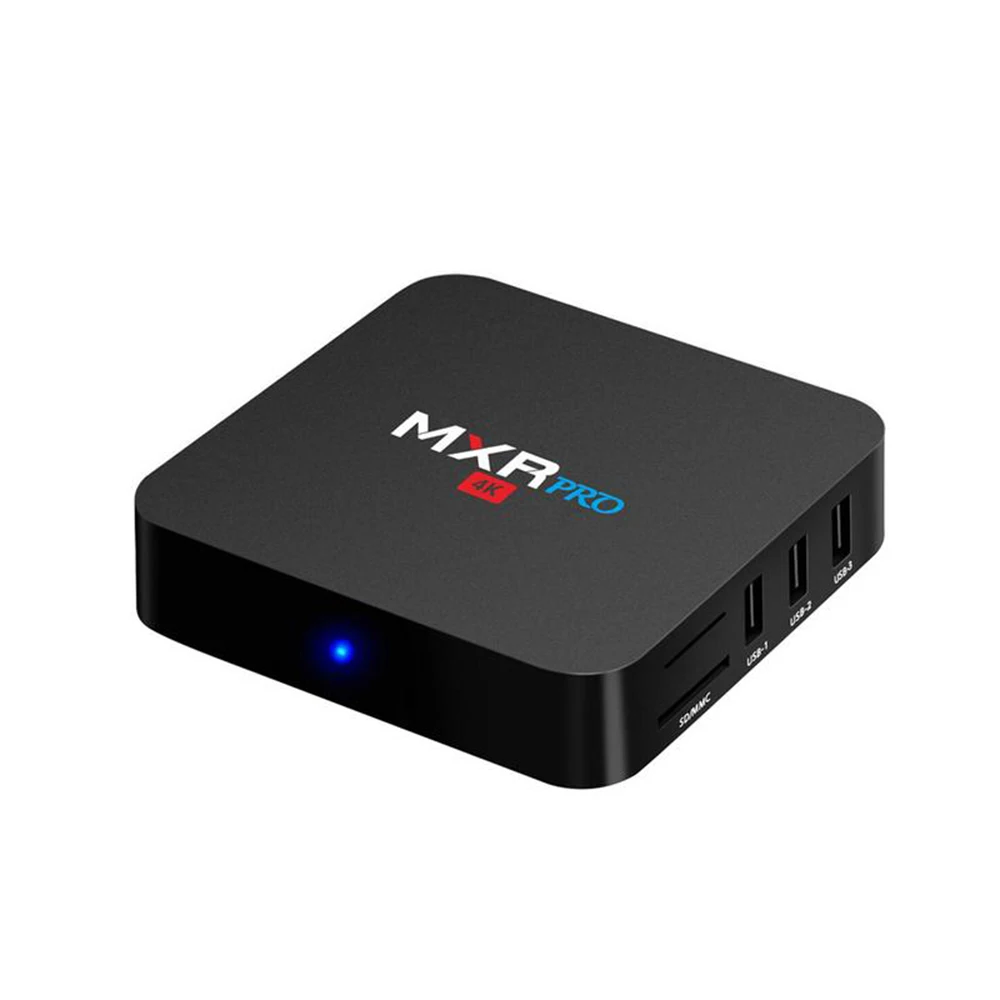 4 ГБ ОЗУ 32 Гб ПЗУ Max Mxr Pro Android 7 1 Смарт ТВ-приставка Rk3328 четырехъядерный 2 ГГц Wifi Vp9 H.265