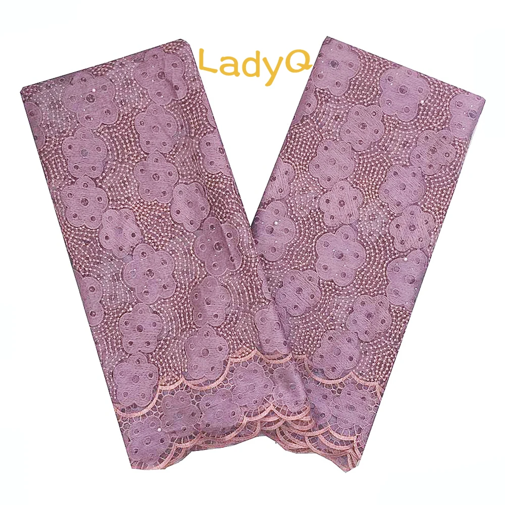 LadyQ новинка 2019 тюль кружевная ткань Вышитое кружево Королевский синий цвет