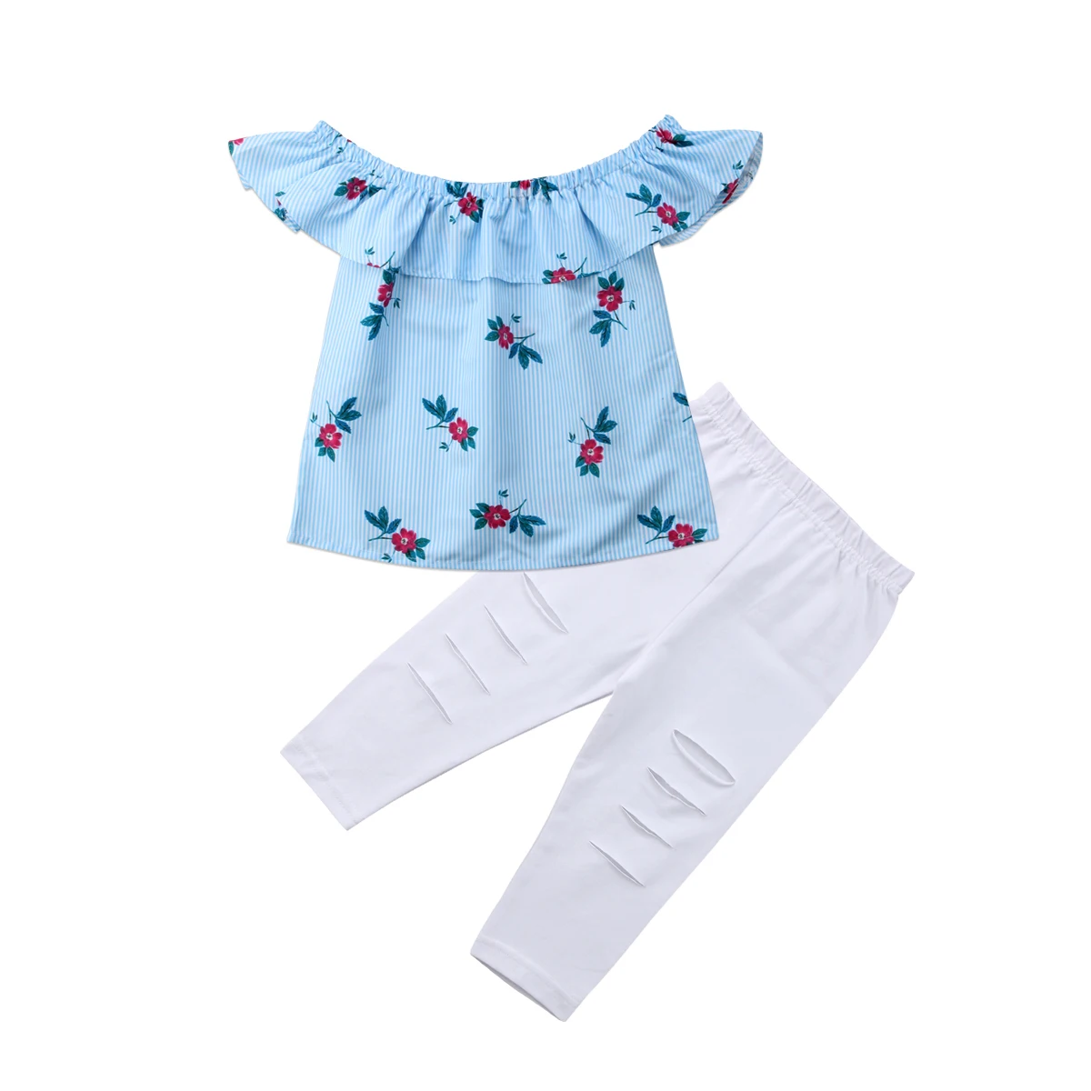 2 шт. хлопковый топ без рукавов с цветочным принтом|Сочетающаяся одежда для семьи|