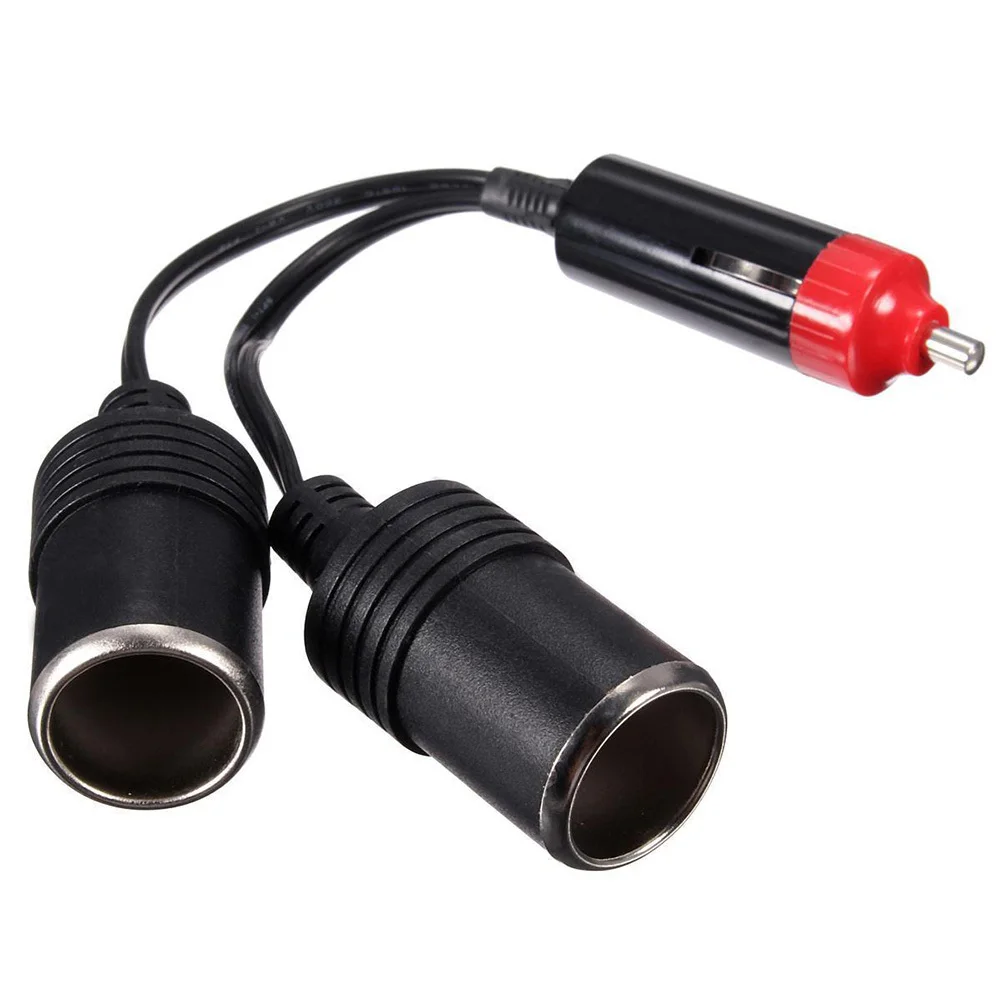 Два сдвоенная розетка 12 v Мощность Dc автомобильный прикуриватель Зарядное