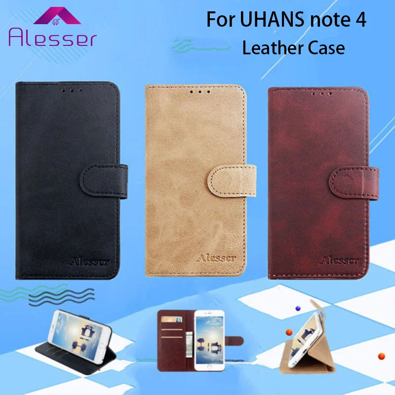 Alesser 5 ''для UHANS Note 4 PU кожаный чехол флип бумажник с карманом для карт