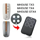 Пульт дистанционного управления MHOUSE TX3 TX4 GTX4, пульт дистанционного управления для гаражных дверей, 433 МГц