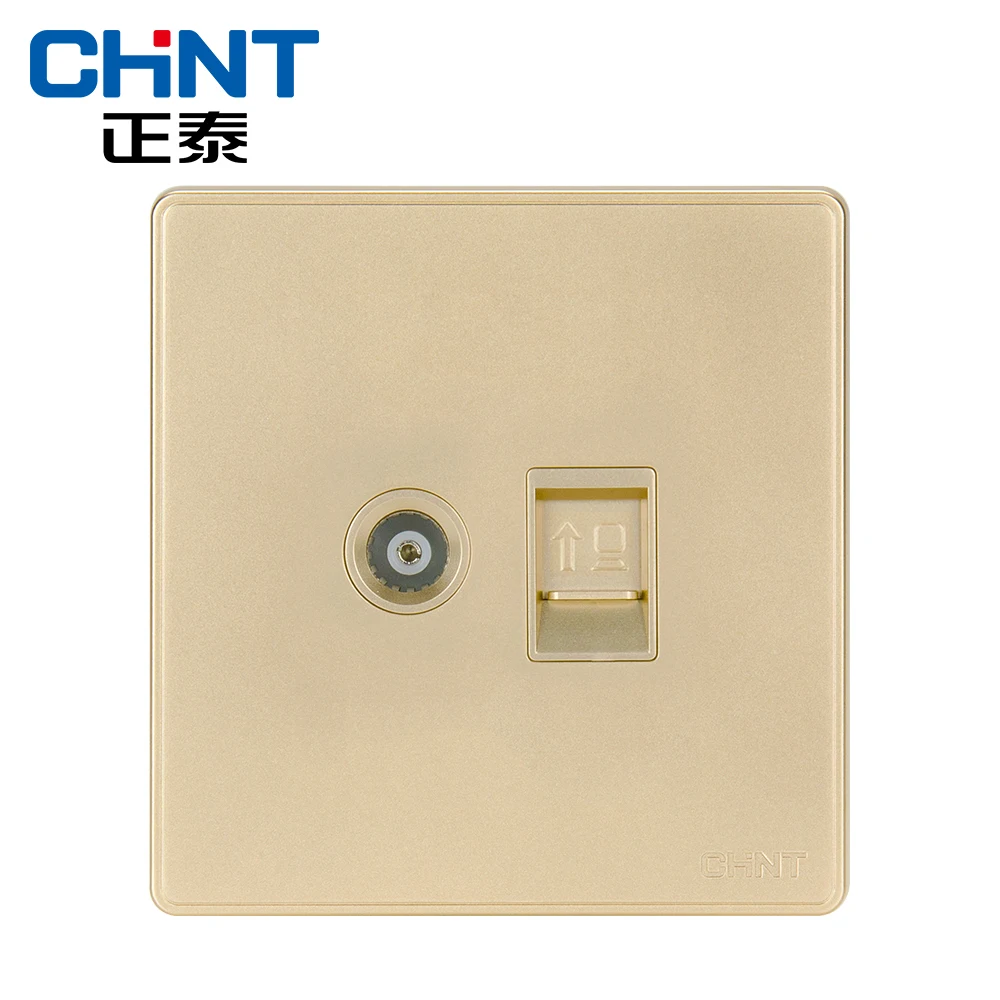 

CHINT Socket Connect Wall Switch Socket NEW2D TV Computer Socket High Quality