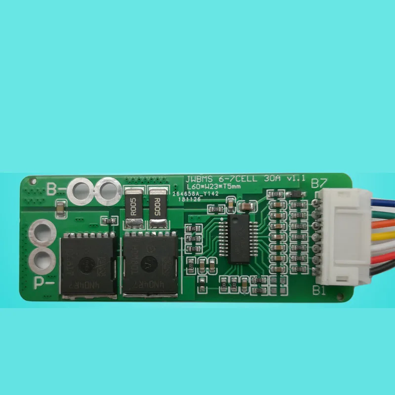 6S 7S 25 2 V 29 4 30A литий ионная литиевая батарея Защитная плата 60A пиковая lipo BMS 18650