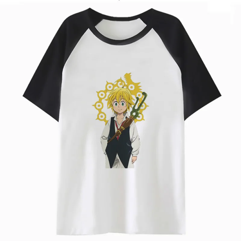 the seven deadly sins t shirt hip male for hop tshirt streetwear clothing t-shirt harajuku men top funny tee H2436 | Мужская одежда