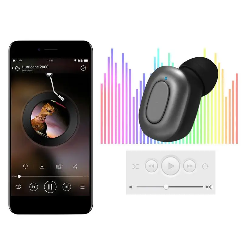 Bluetooth беспроводные наушники Мини Бас ультра маленькие невидимые капли