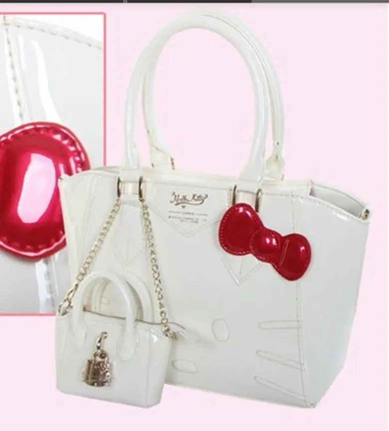 Новая сумка Hello kitty 2 в 1 через плечо + маленький мешок для монет код yecy 1451