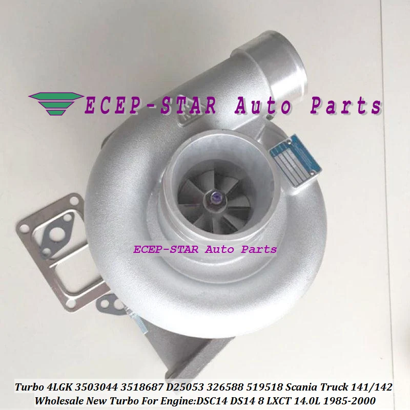 Турбокомпрессор Turbo 4LGK 3503044 3518687 D25053 326588 519518 329949 для Scania Truck 141/142 DSC14 DS14 8 LXCT 14.0L 1985