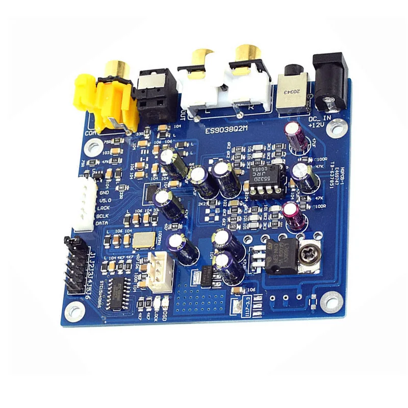 ES9038 Q2M I2S DSD оптический коаксиальный входной декодер наушники USB DAC выход Hi Fi