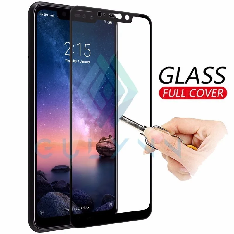 Защитное стекло с полным покрытием для Xiaomi Redmi 6 Pro 2.5D защитная пленка экрана 7 7A K20