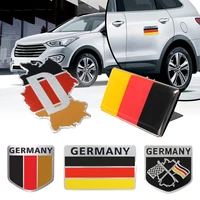 car sticker german flag grille emblem badge 3d aluminum car exterior accessories universal for vw for jetta golf for audi