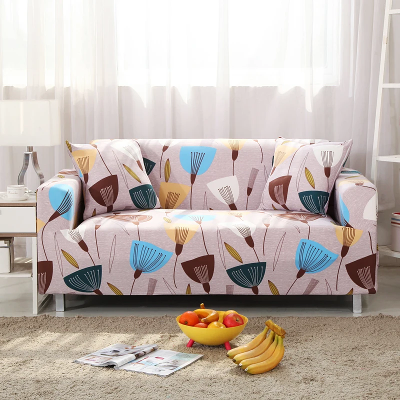 Чехол для мебели эластичный съемный защитный Противоскользящий чехол с