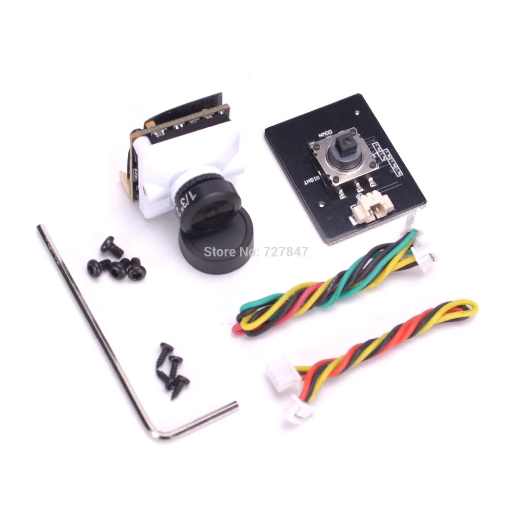 Новая мини камера 1200TVL 1/3 &quotCOMS 1200 TVL 2 1 мм объектив PAL для FPV Racing RC Quad Drone 210 250|Детали и