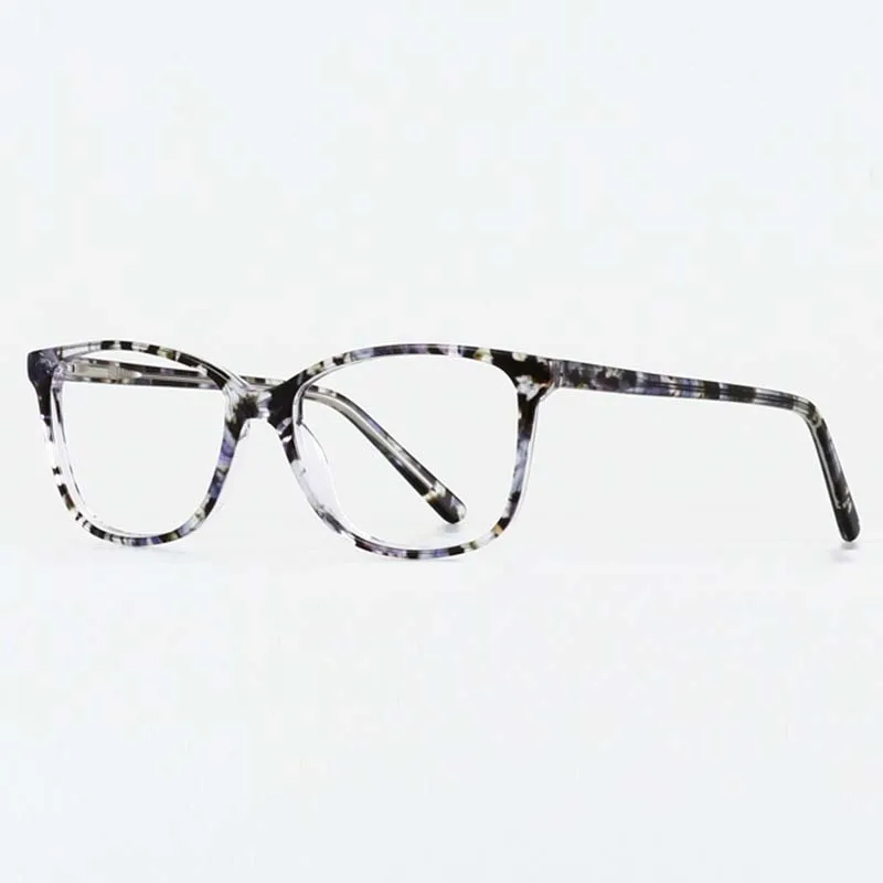 Acetate Print Glasses Frame Men Myopia Optical Prescription Eye for Women Square Fashion Eyeglasses Spectacles Eyewear | Аксессуары для