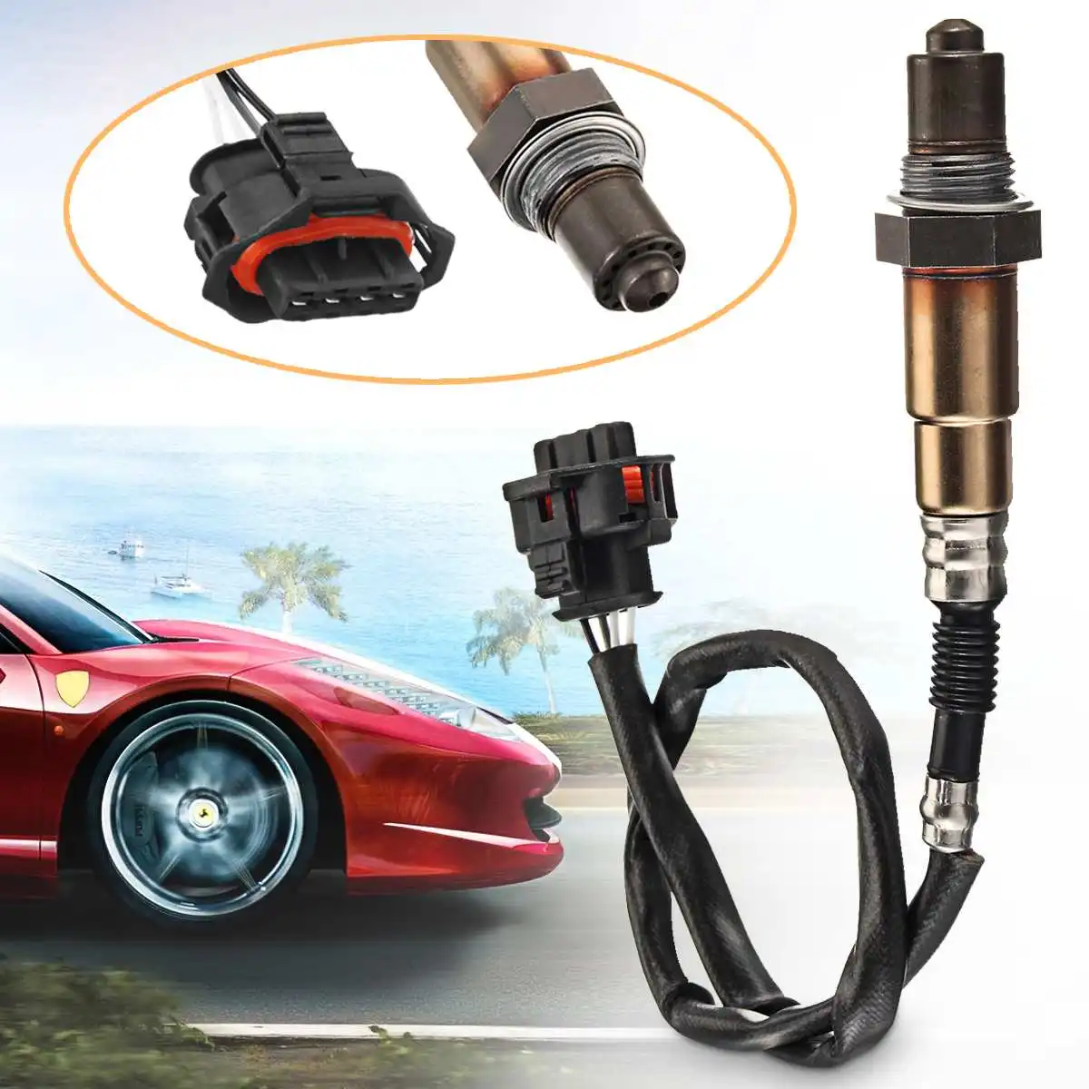 4 провода Lambda O2 воздушный топливный датчик кислорода 55555625 для Vauxhall Opel Corsa C D 1 0 2 2006