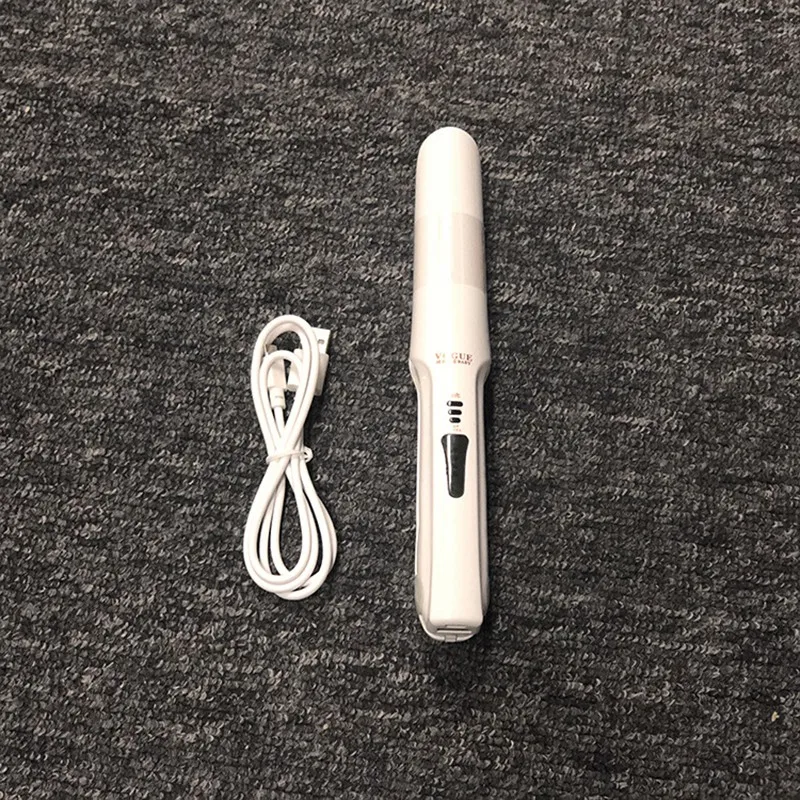 2 в 1 беспроводной выпрямитель для завивки волос мини Зарядка Usb прямой стиль