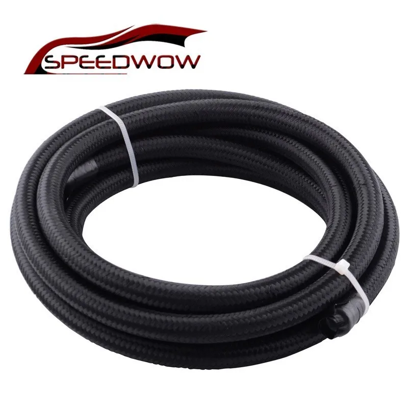 SPEEDWOW AN6 Универсальный 1/3/5 метр PTFE сердечник масляный топливный шланг нейлоновый