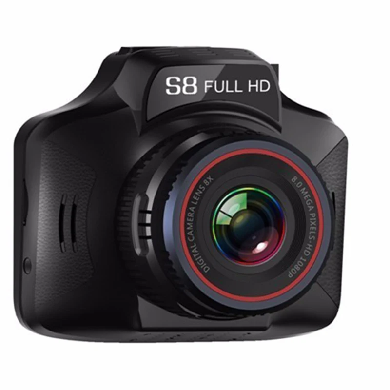Радар детектор 3 в 1 S8 B видеорегистратор Dvr камера 0 дюймов Hd 1280X720P Gps трекер