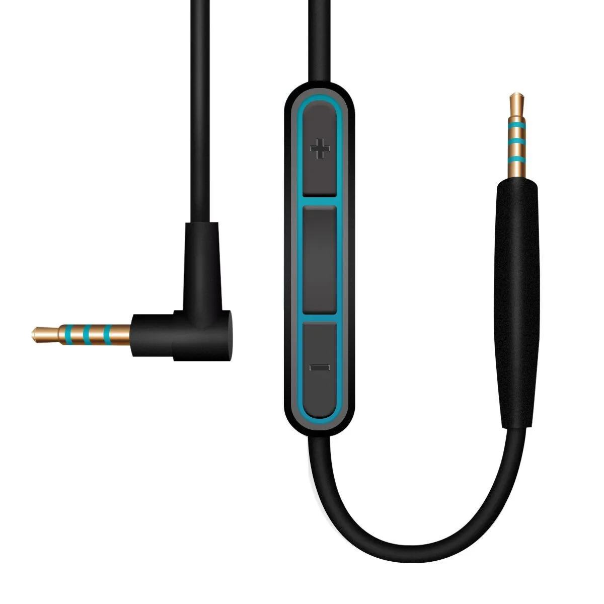 Аудио кабель CLAITE 2 5 мм 3 для Bose QC25 бесшумный удобный наушников с микрофоном 1 м Iphone