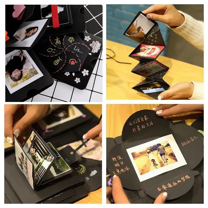 12 дюймовый инновационные DIY Фотоальбом ручной Подарочная коробка любовь памяти