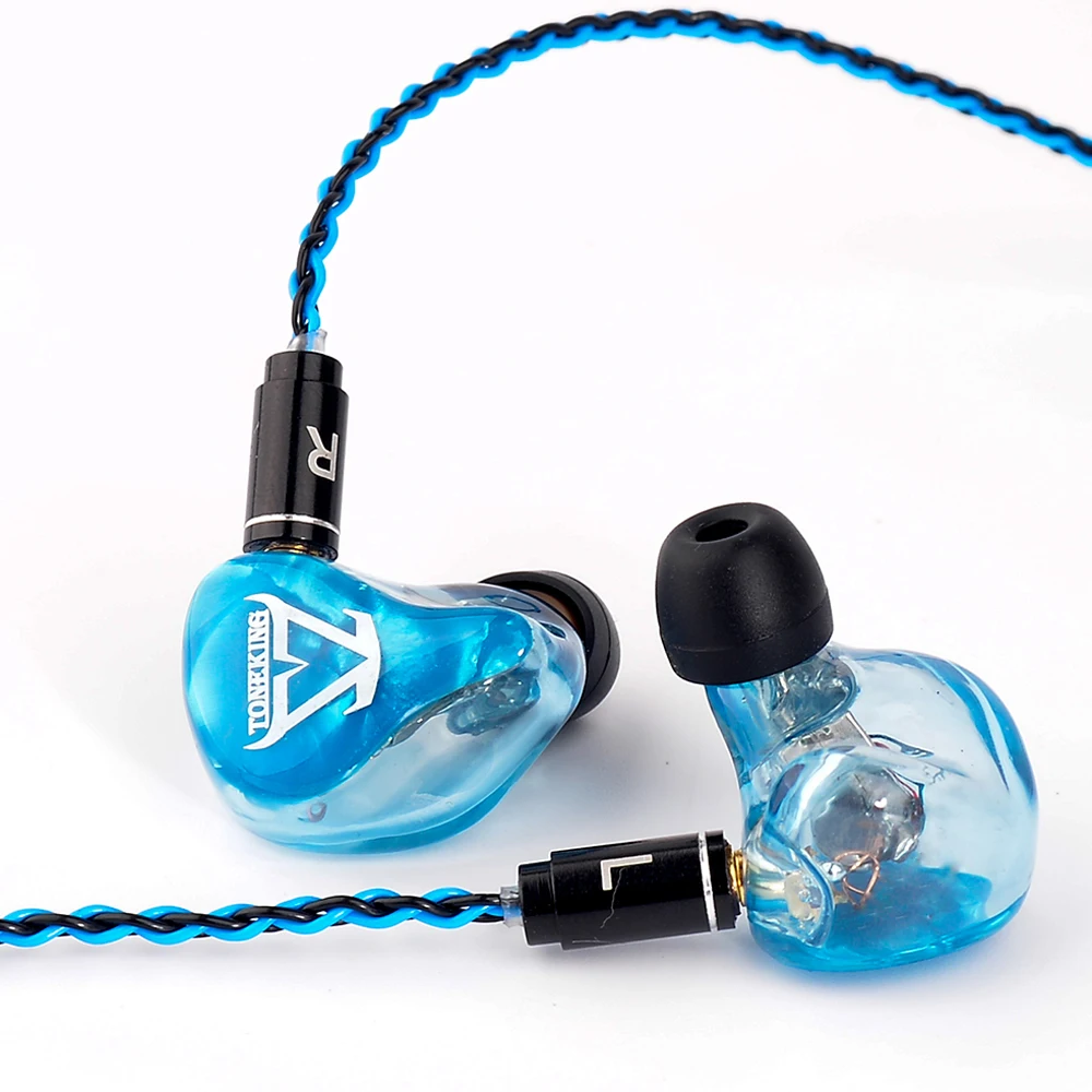 Наушники-вкладыши TONEKING T4 4BA 4 сбалансированных арматуры Hi-Fi наушники для