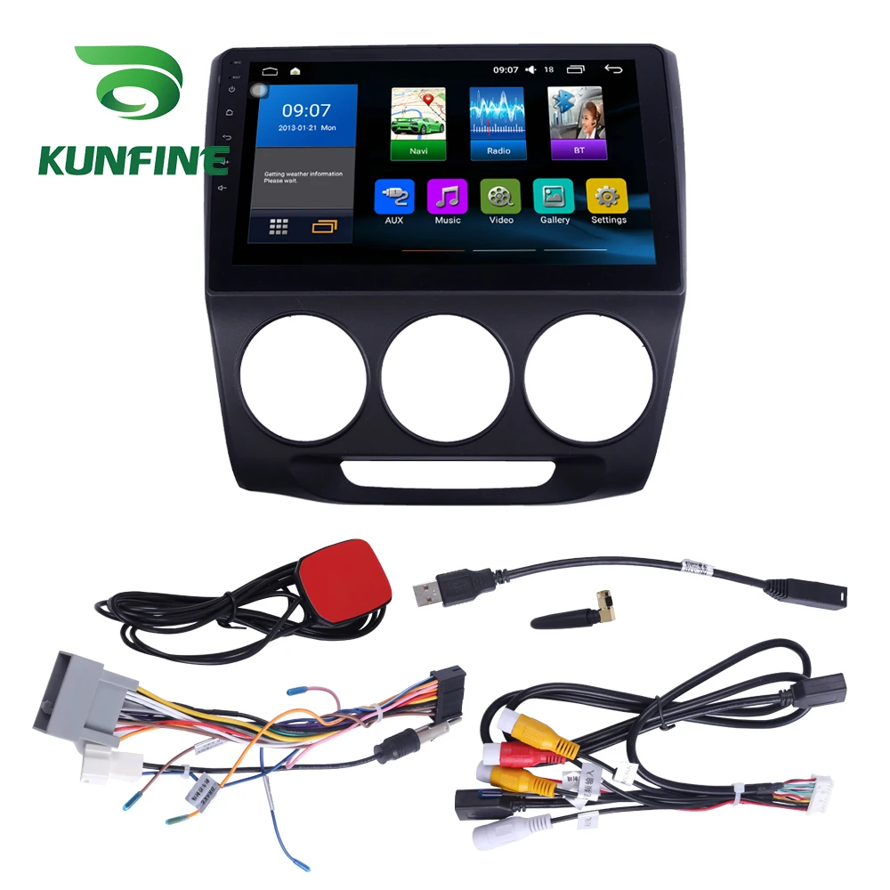 Восьмиядерный 1024*600 Android 8 1 автомобильный DVD GPS навигационный плеер Deckless стерео для