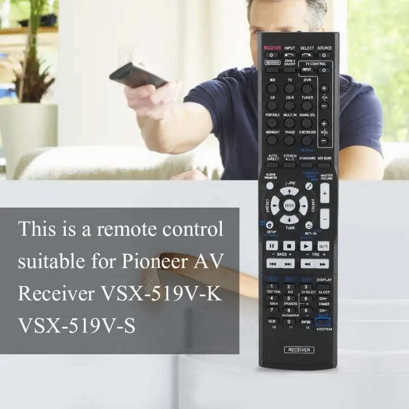 Усилитель пульт дистанционного управления умный Лер для Pioneer AV Приемник VSX 519V K